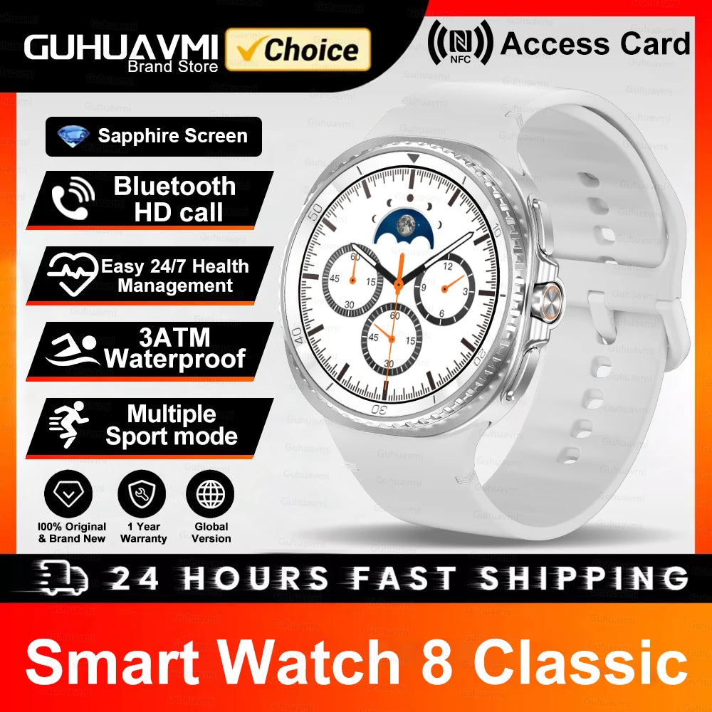 2025 Classic 8 Smartwatch - Luxurious &amp; Durable