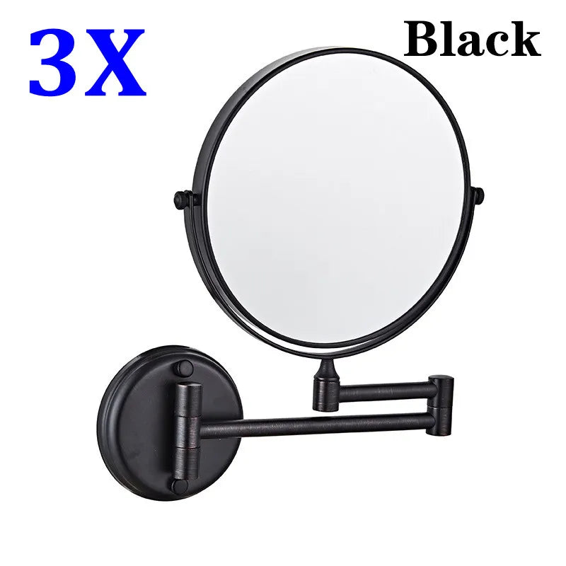 High-end Gold-Plated LED Folding Makeup Mirror