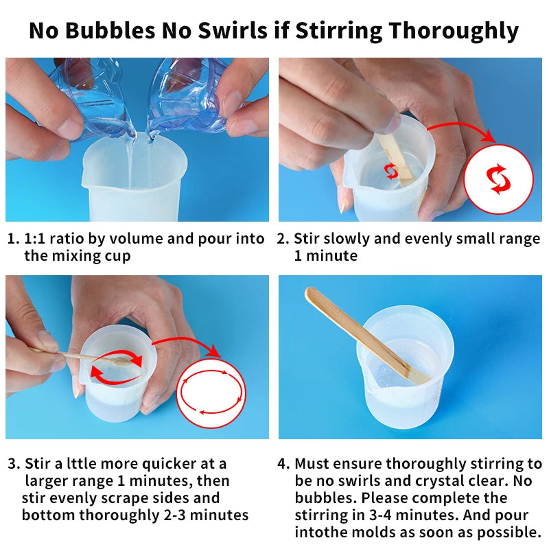 Clear Epoxy Glue Kit - DIY Crafts &amp; Jewelry