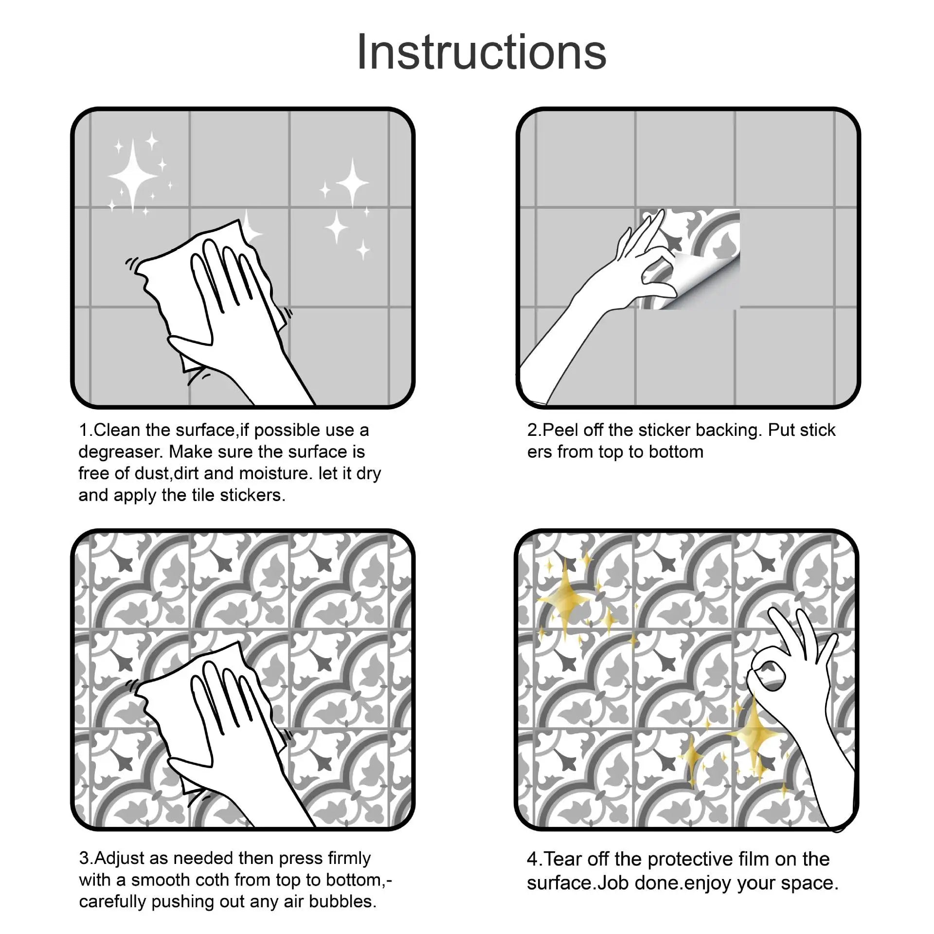 Gạch Dán Bóng Địa Trung Hải - Chống Nước & Bẩn