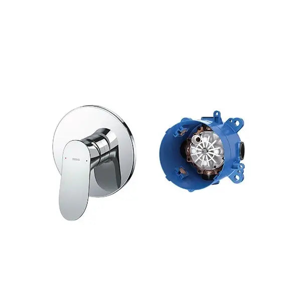GO hot and cold adjustable nodding valve with wall mounted accessories TBG01303BA_TBN01001B