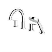 Hot and cold faucet for bathtub with shower LB (4 holes) TBS01202BA