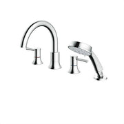 Hot and cold tub faucet with shower LN (4 holes) TBS02202BA