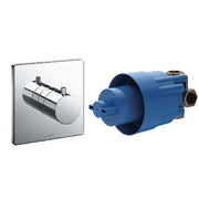 Diverter valve (2 water outlets) with wall-mounted accessories, without stop valve TBV02103B_TBN01102B