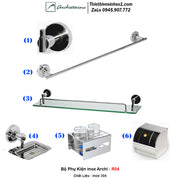 Archi R04 Stainless Steel Accessories Set