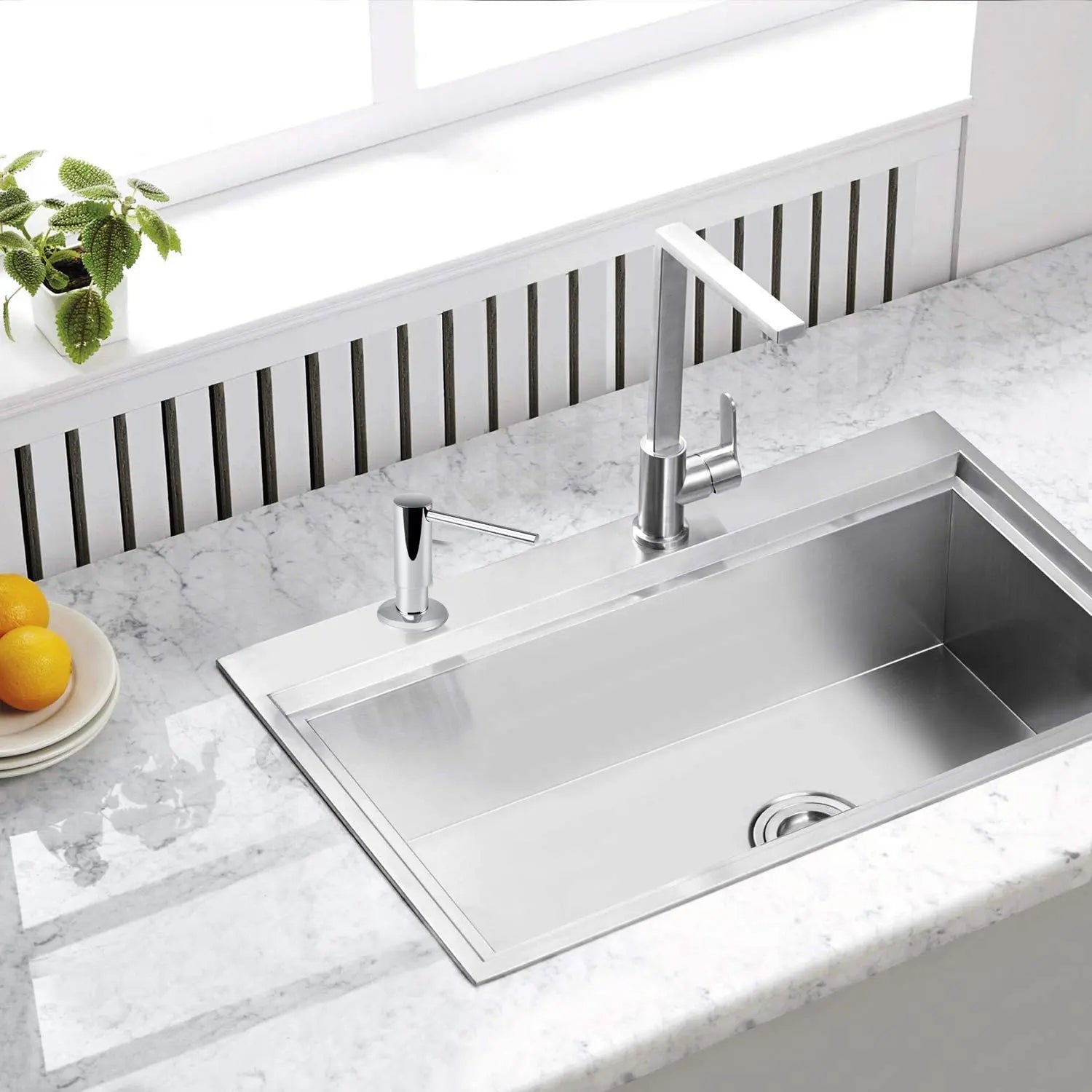 Samodra: 500ML Black Soap Dispenser For Kitchen