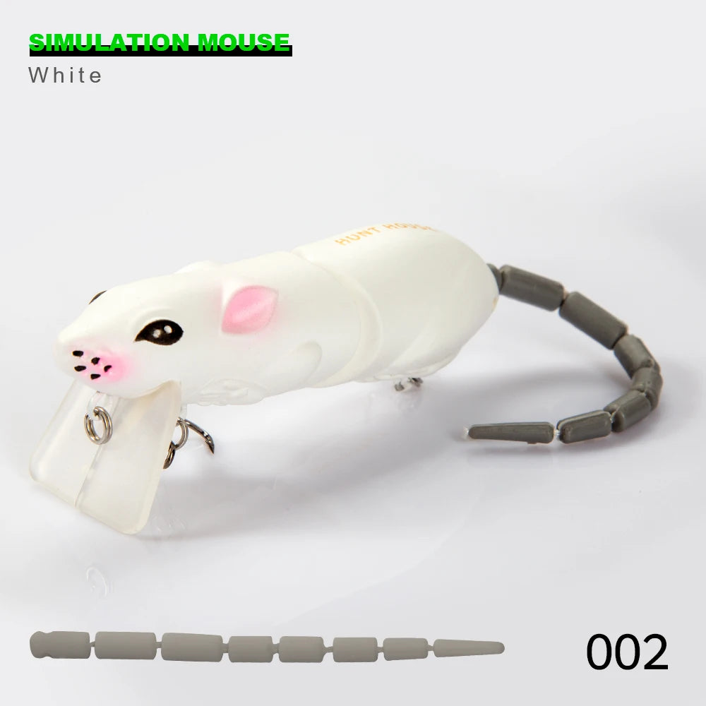 Mồi Câu Cá Hình Chuột Hunthouse Swimbait Có Lưỡi