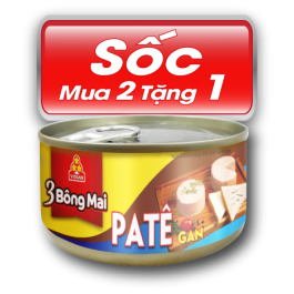 3 Bong Mai Liver Pate 150g - Buy 2 Get 1 Free Promotion