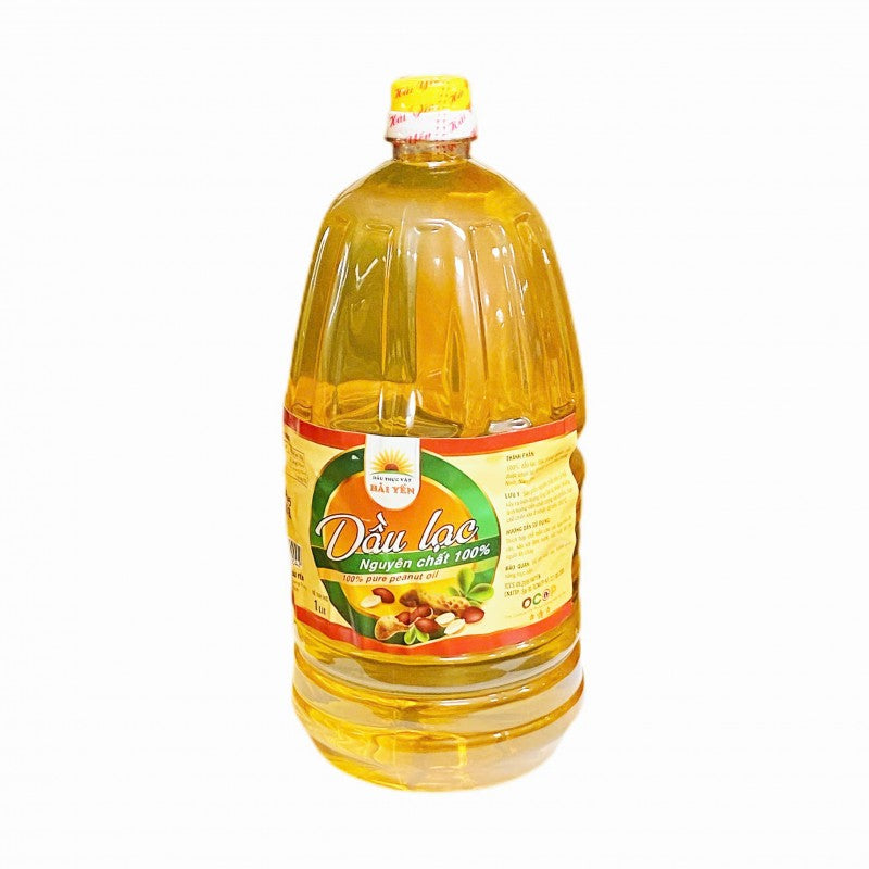 Pure pressed peanut oil 2L can, Quang Ninh specialty