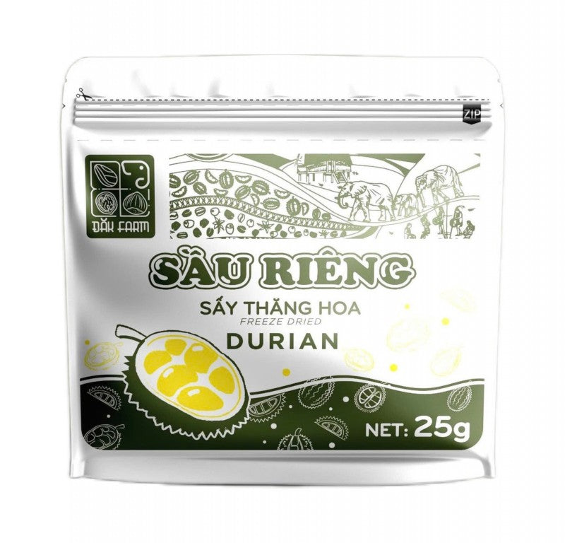Freeze-dried Durian 25g Bag, Central Highlands Specialty