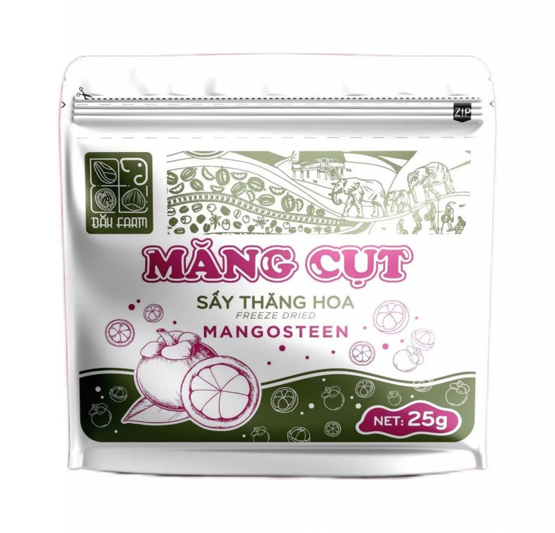 Dried Mangosteen 25g Bag, Central Highlands Specialty