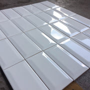 VN 75x150mm white beveled edge tile L1 (75150-B)