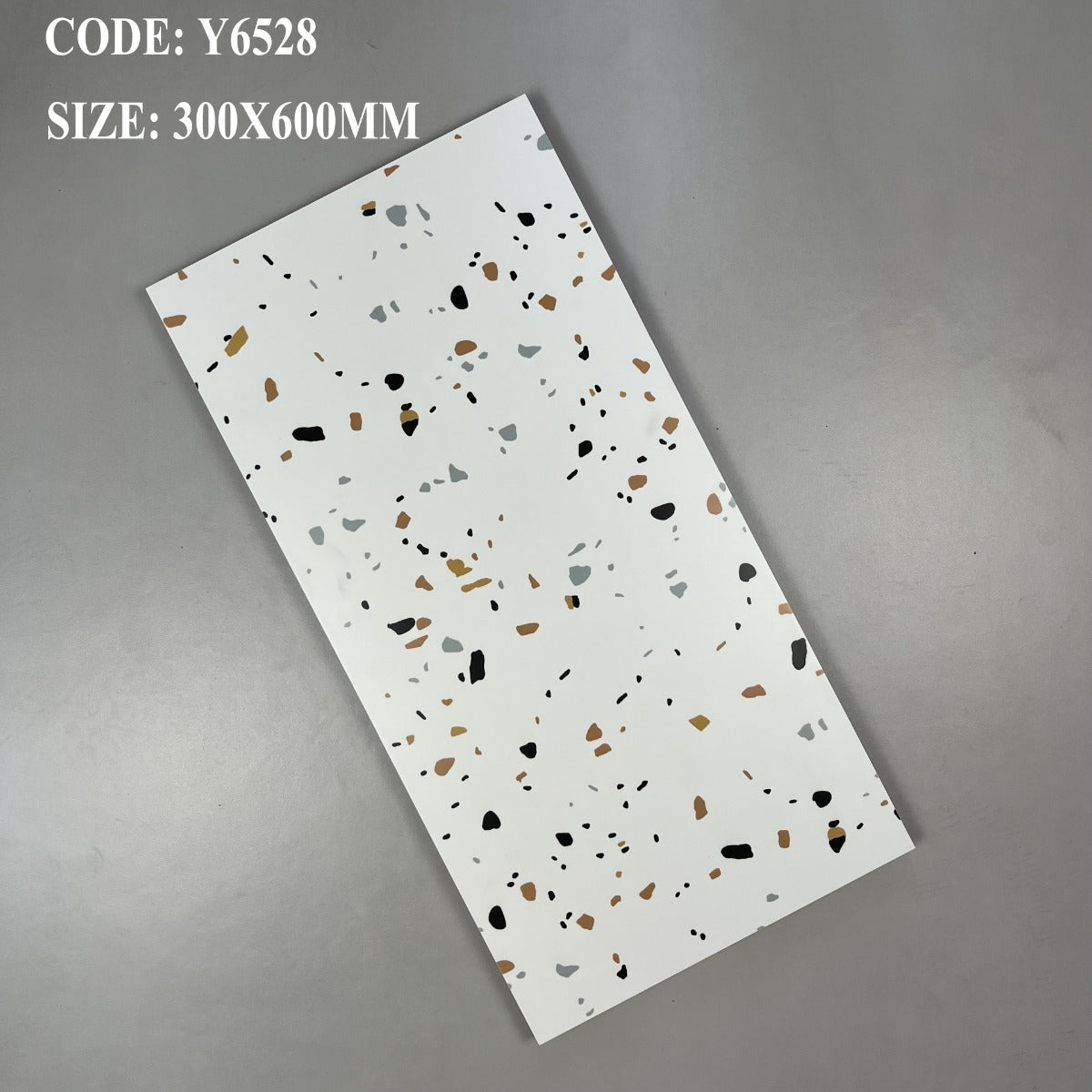 Terrazzo tile KT 300x600mm, premium product, code Y6528_S (1h/1.44m/8v)
