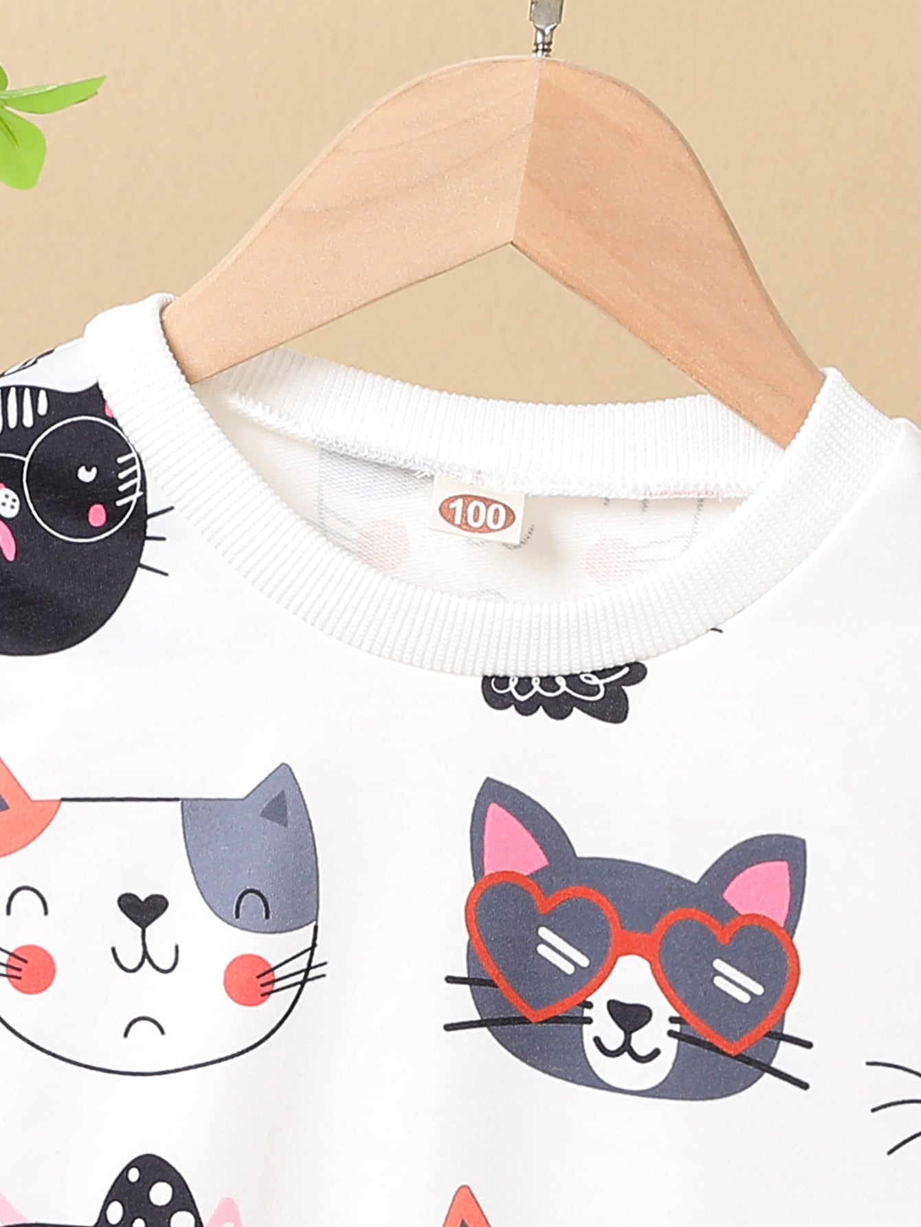 Áo nỉ nữ họa tiết mèo xinh - Hồng nhạt, trẻ trung - Daisan Mart