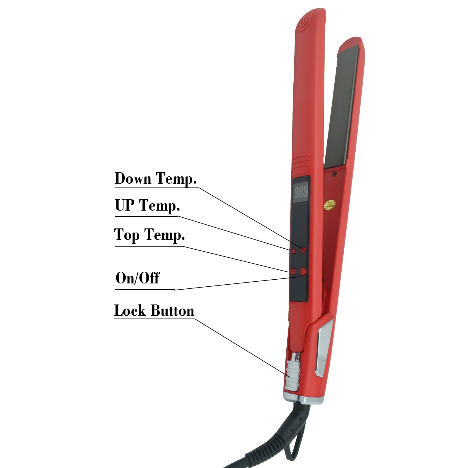 Máy Duỗi Tóc Titan Pro - Thiết Kế Ergonomic & Đa Điện - Daisan Mart