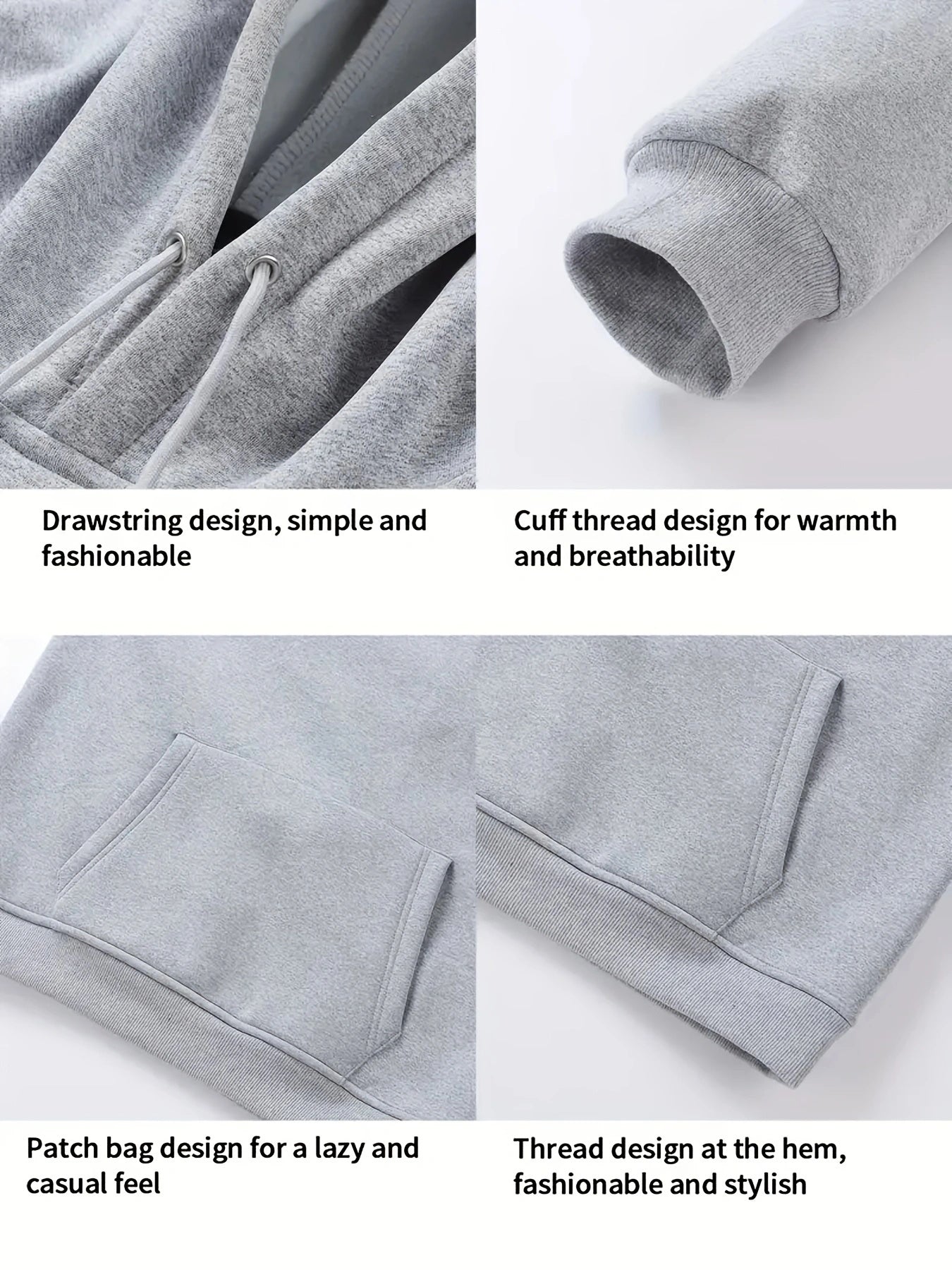 Áo Khoác Sưởi 7 Vùng USB, 3 Chế Độ Nhiệt, Túi Kangaroo