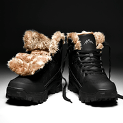 Giày Leo Núi Nam Cổ Cao Lót Lông Dày Chống Thấm