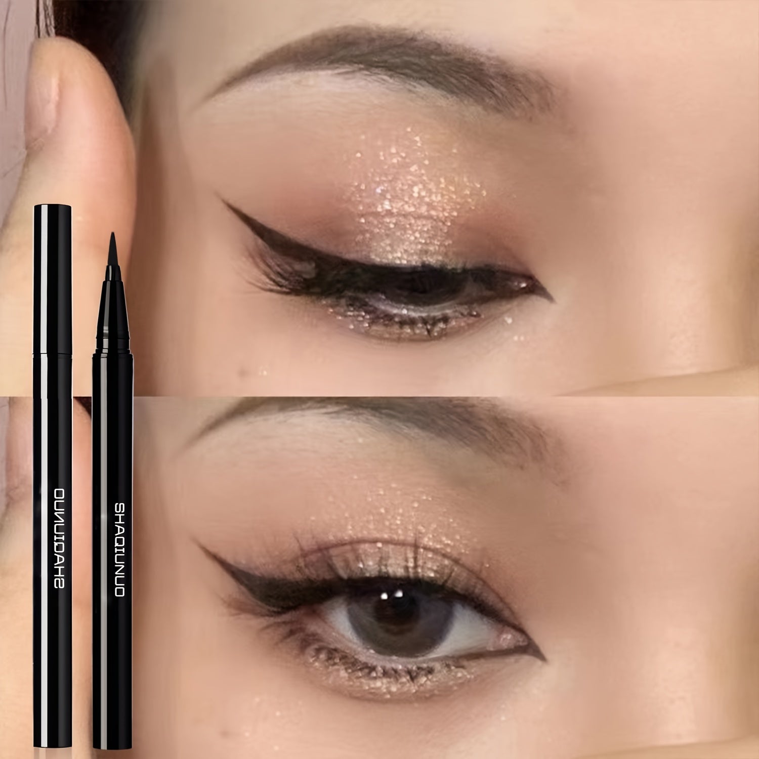 Super Waterproof Eyeliner - Set of 3 Long Lasting Color