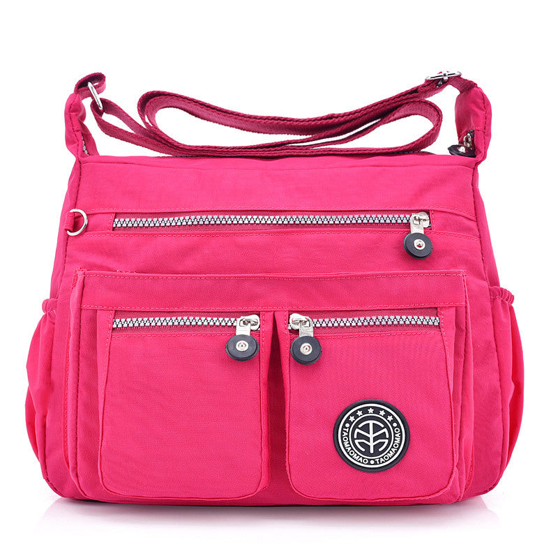Women's Crossbody Bag Lightweight Nylon Fabric Fashionable and Active