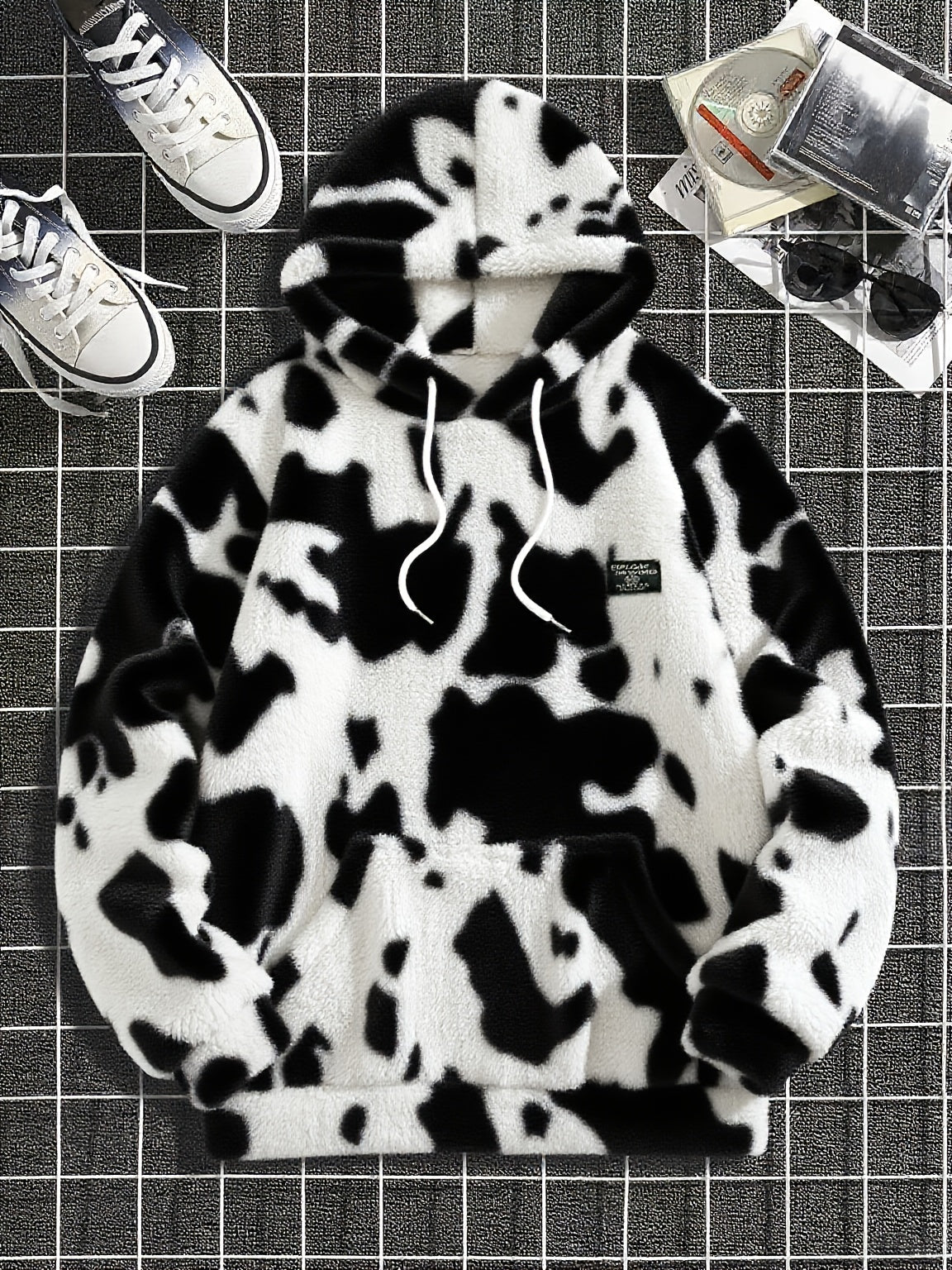 Warm, Sporty, Dynamic Cow Hoodie