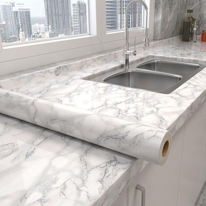 Thick Waterproof Vinyl Wallpaper, Easy to Stick &amp; Peel