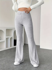 3pcs Set Women'S Plus Size High-Waisted Flare Pants (XL-5XL) - Soft Stretchy Trousers with Flared Legs, Machine Washable All-Season Formal & Everyday Pants in Black, Grey, Olive Green - Ideal for Curvy Women, High Waist Pants