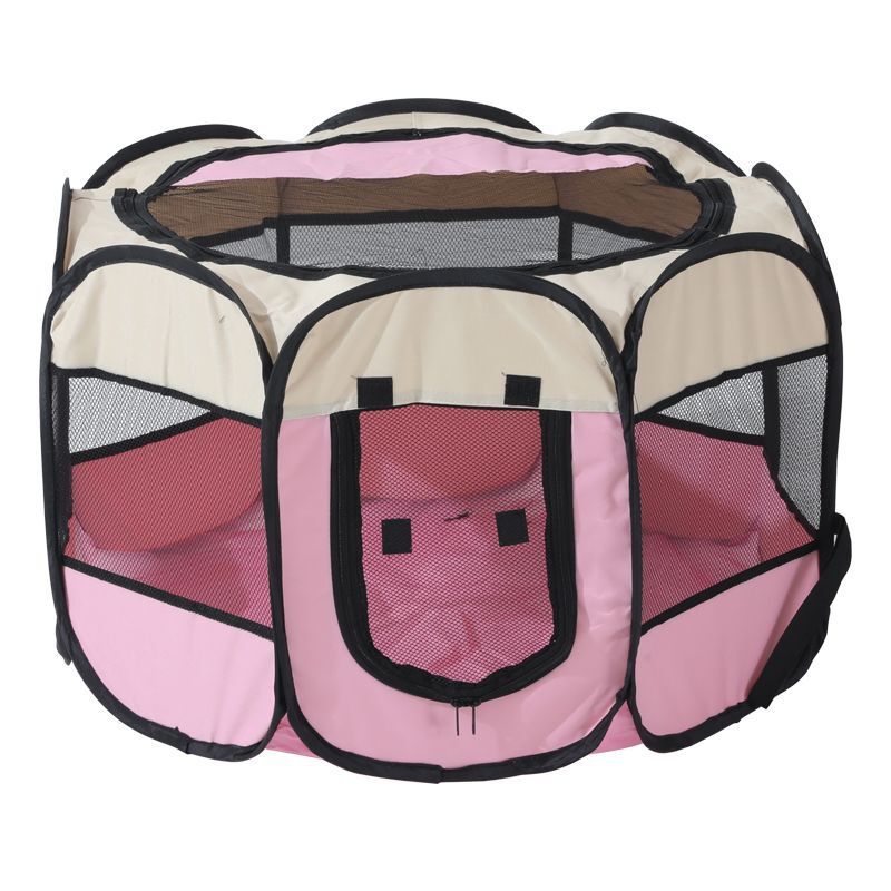 Octagonal Pet Fence Tent Oxford Cloth Scratch-Resistant Foldable Dog Cage for Dogs and Cats, Kennel Nest - Daisan Mart