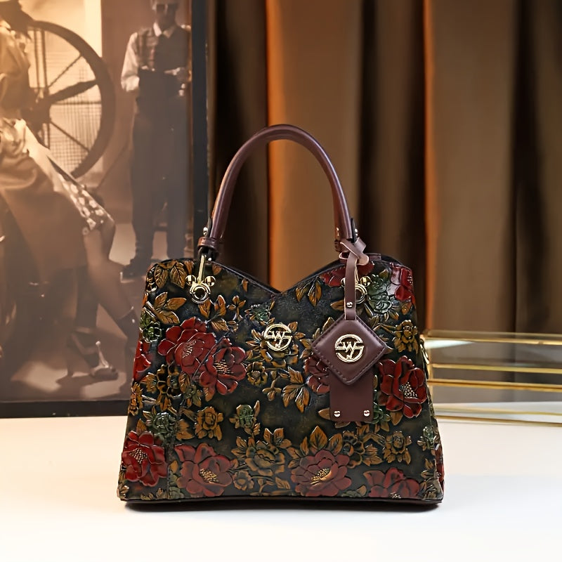 Big Handbag 2024 New Fashion Mother Bag Light Luxury Large Capacity Women Bag Feeling Middle-aged Women Bag - Daisan Mart