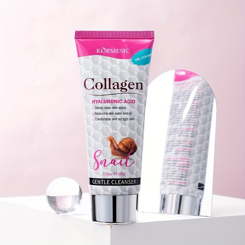 Snail Collagen Facial Cleanser - Moisturizing &amp; Deep Cleansing