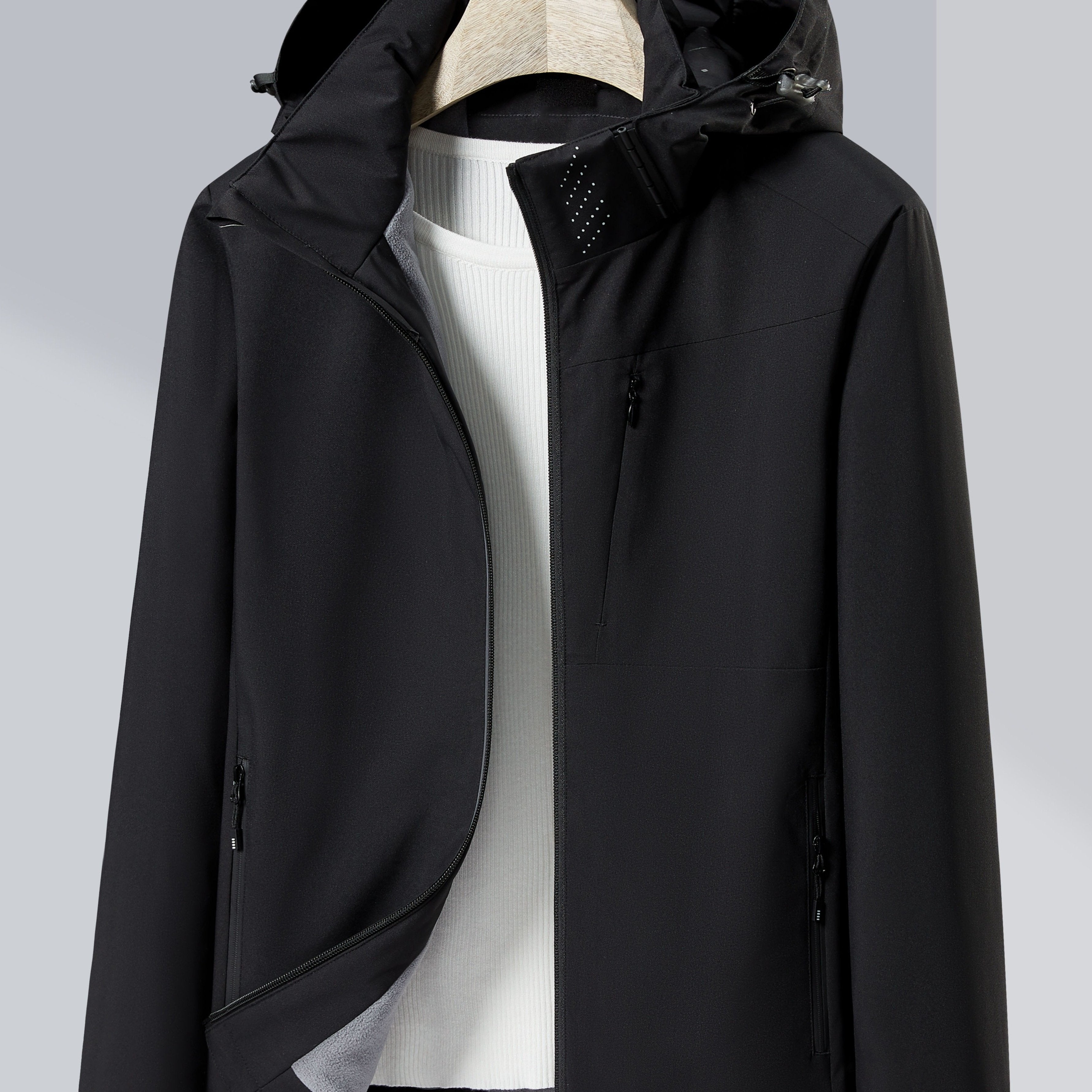 Women's Autumn Winter Windproof Fleece Lined Sports Jacket