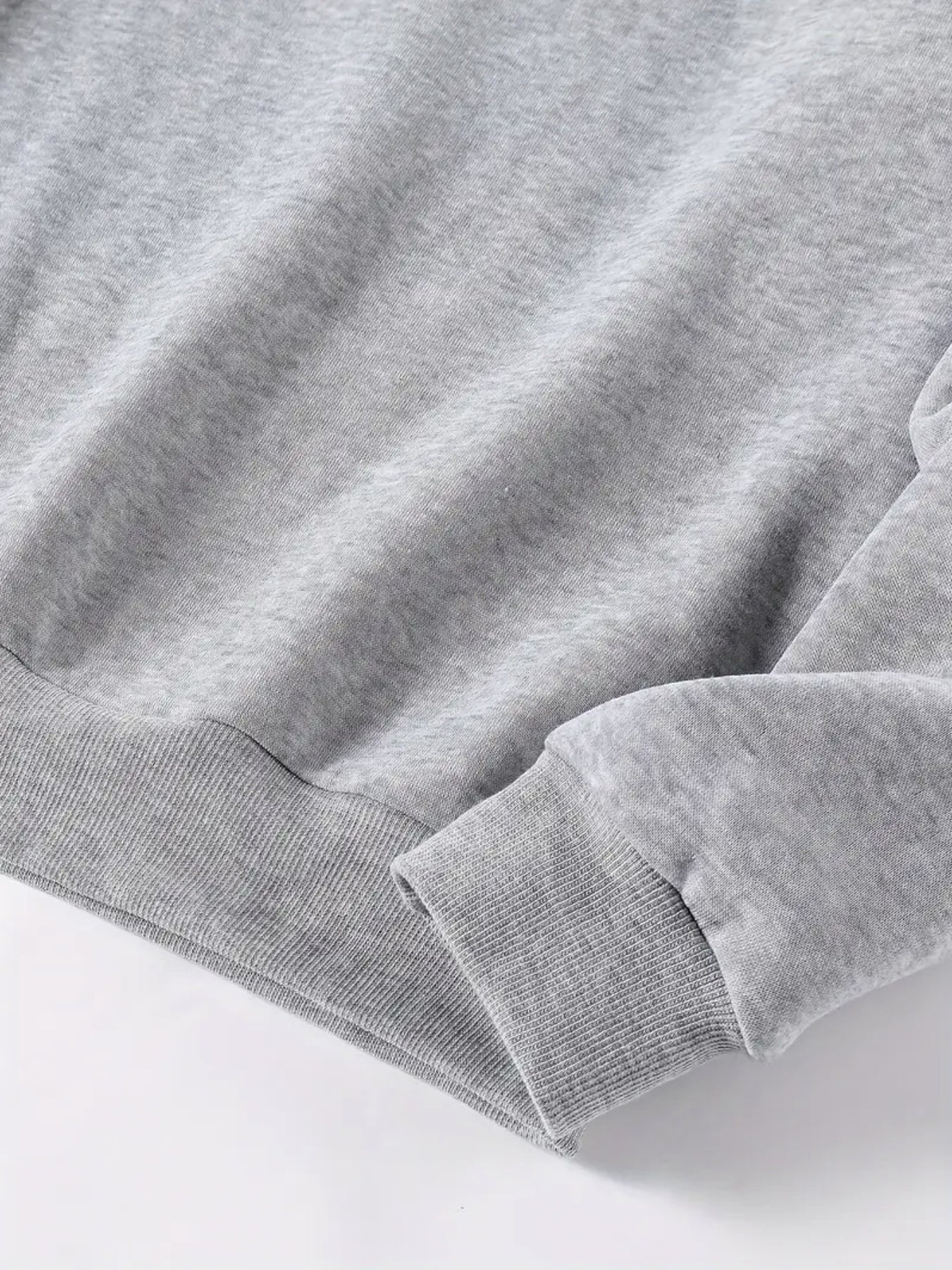 Women's Coffee Gray Hoodie &amp; Kangaroo Pocket Loose Hoodie