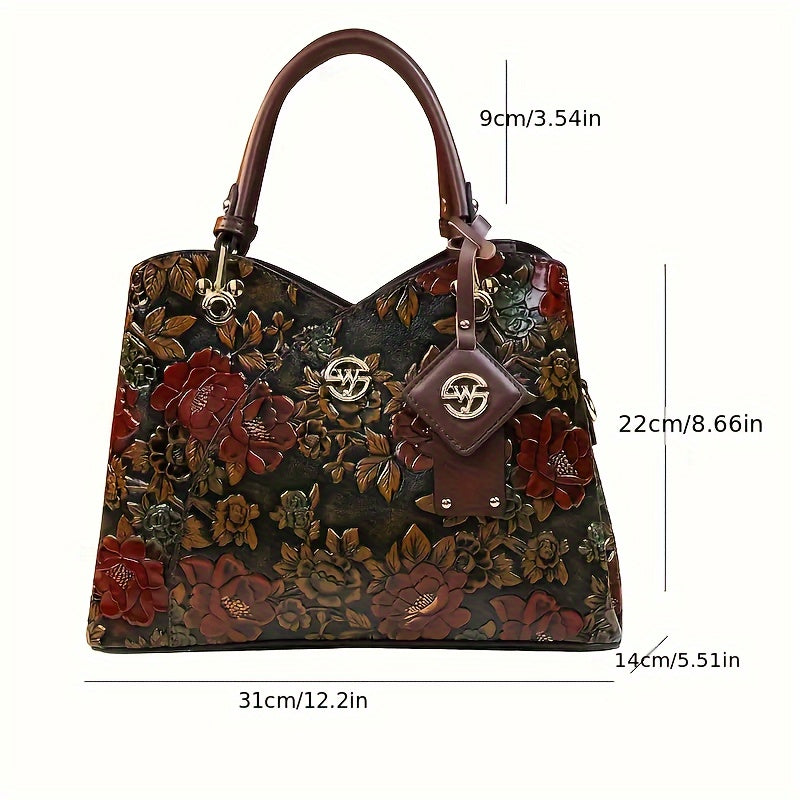 Big Handbag 2024 New Fashion Mother Bag Light Luxury Large Capacity Women Bag Feeling Middle-aged Women Bag - Daisan Mart