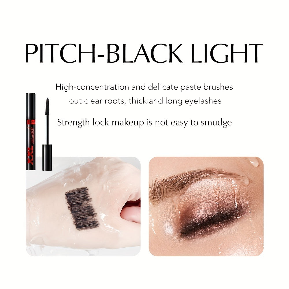 Black Mascara for Long, Curled, Smudge-Free, Thick, Smooth Lashes