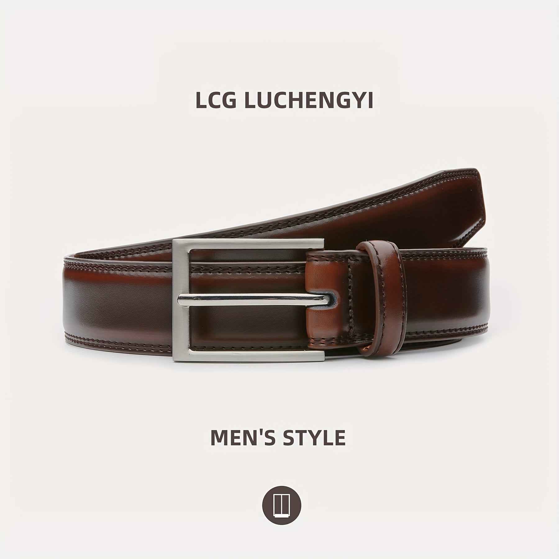 Elegant, Fashionable &amp; Office Men's Leather Belt