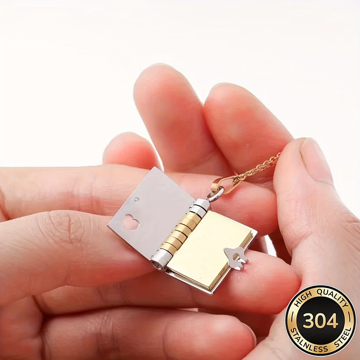 Unisex Elegant Minimalist Gold Plated Stainless Steel Necklace