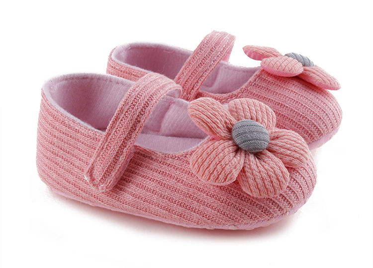 Pretty Flower Girls Shoes, Soft, Light, Breathable Sole