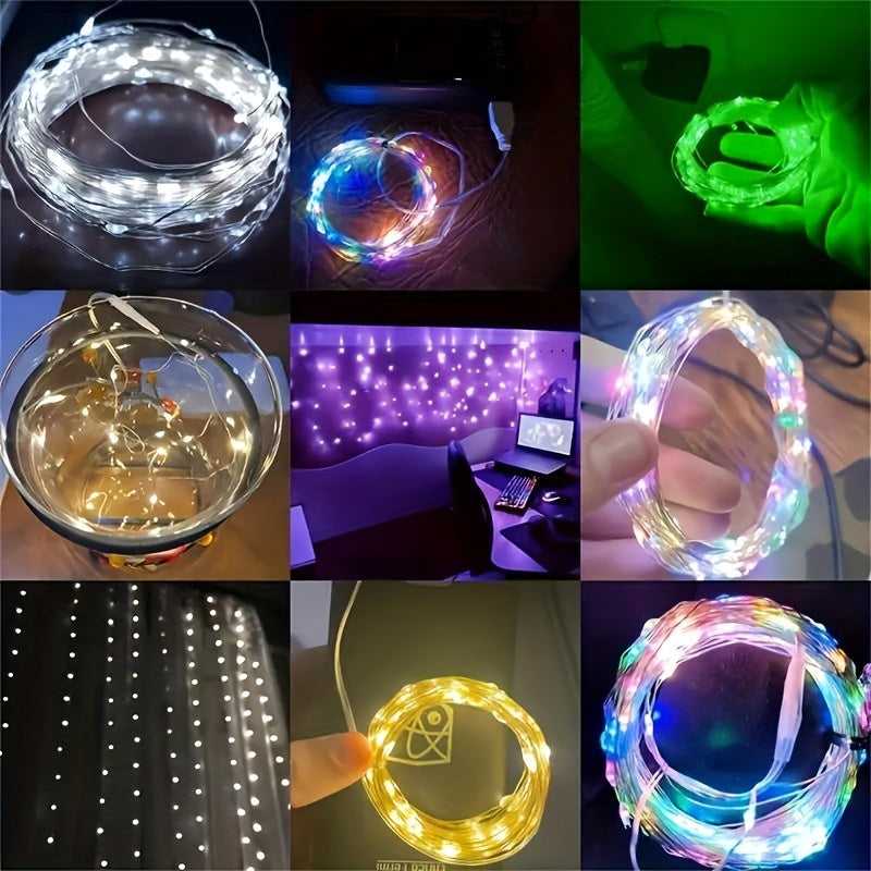 50/100LED Christmas Halloween Wedding Decoration Lights String