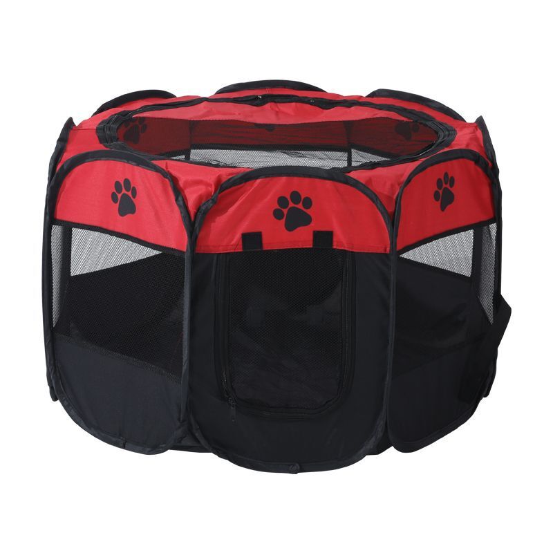 Octagonal Pet Fence Tent Oxford Cloth Scratch-Resistant Foldable Dog Cage for Dogs and Cats, Kennel Nest - Daisan Mart