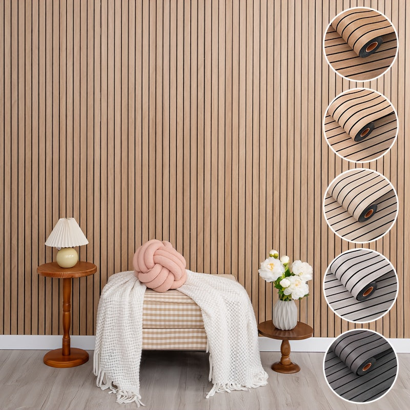 3D Wood Grain Wallpaper - Easy to Stick, Unique Decoration