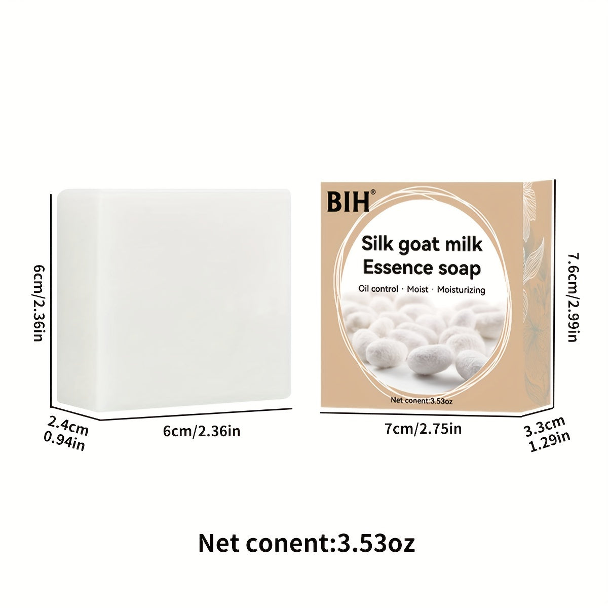 BIH Sheep Milk Soap For Washing Face Or Bath - Daisan Mart