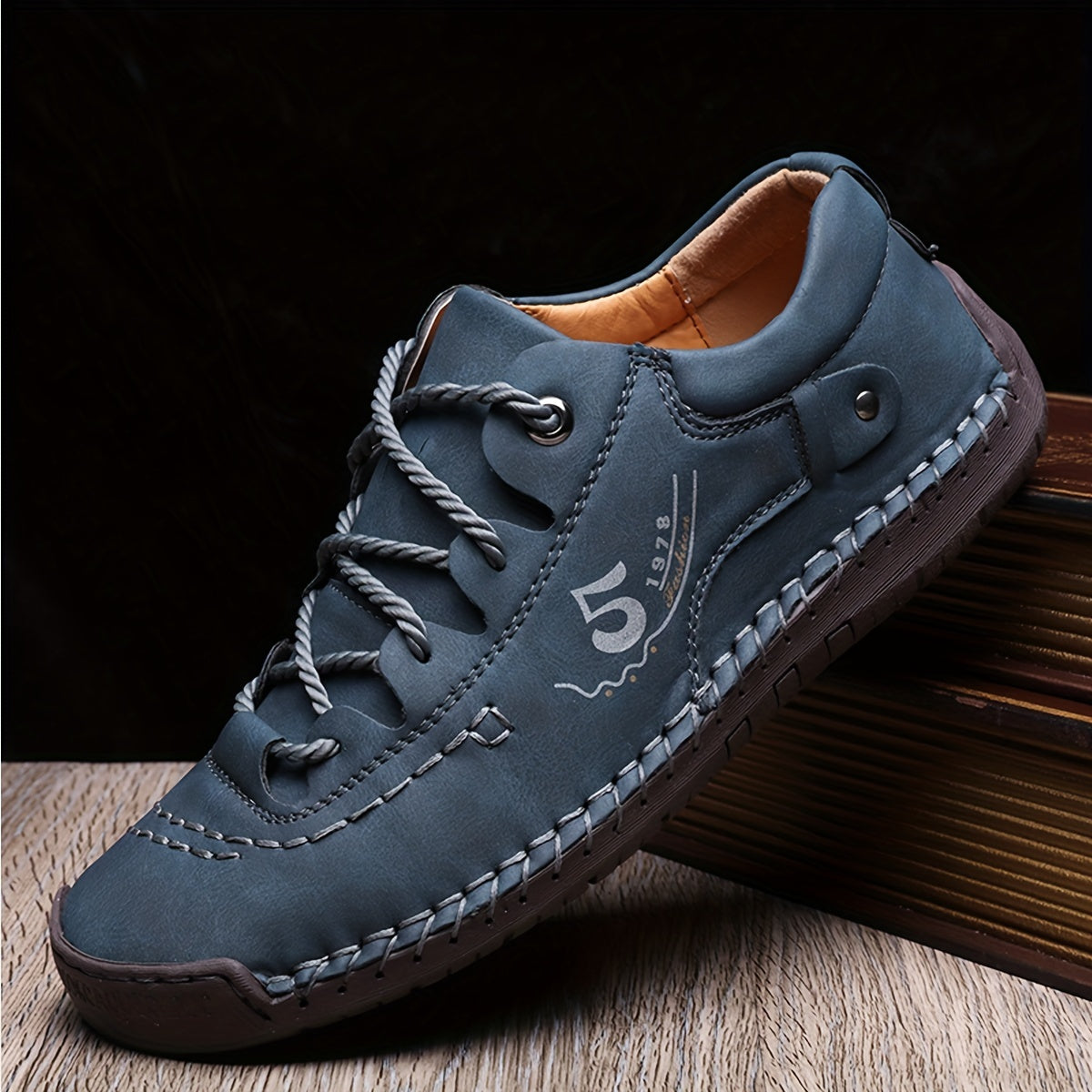 Men's Handmade Comfortable Outdoor Walking Shoes