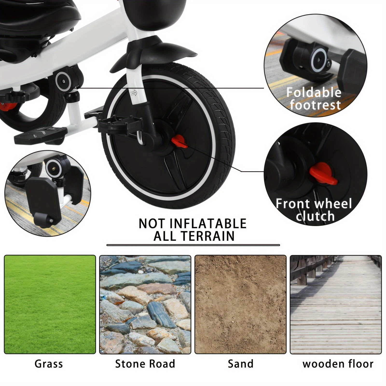 Ubravoo 3-in-1 360 Degree Rotating Baby Stroller