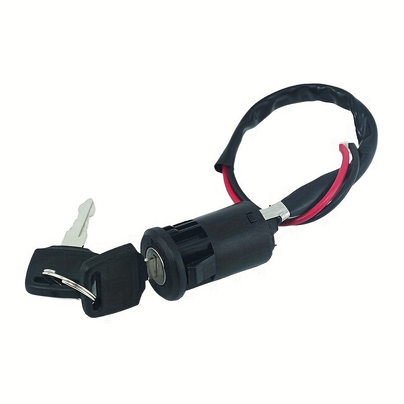 Key for a 2 Wire Plug Ignition Lock Switch Suitable for Motorcycles, Electric Mini Motos, Dirt Bikes, And Go-Karts.