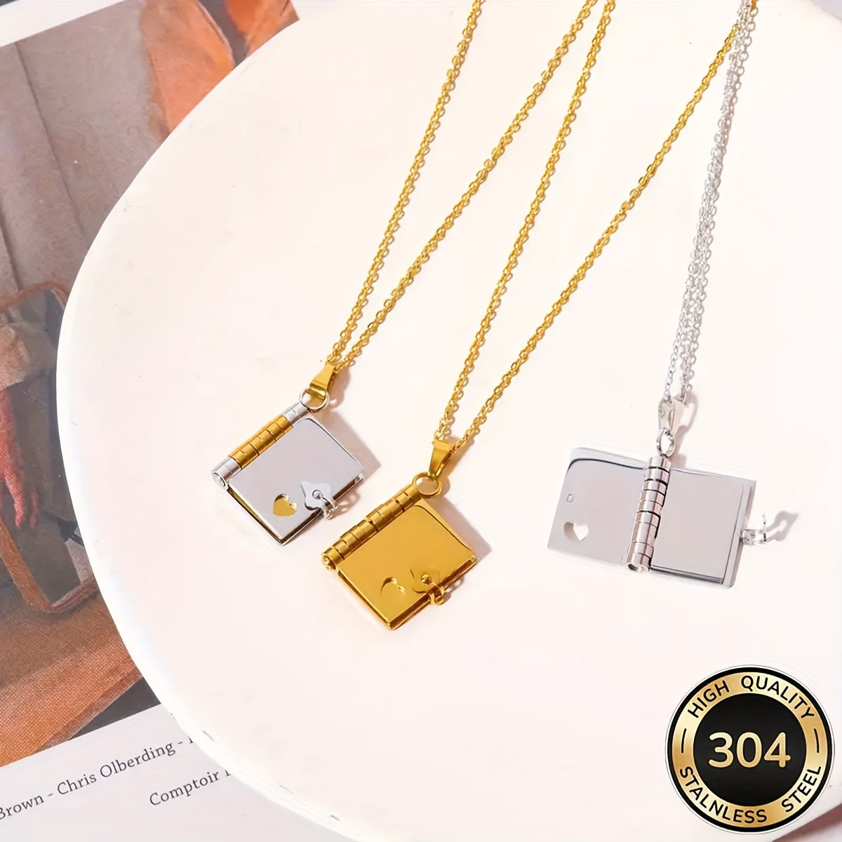 Unisex Elegant Minimalist Gold Plated Stainless Steel Necklace