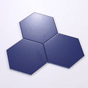 Dark blue hexagonal tile, matte glaze 200x230x115mm code NGT_M23208_MDC