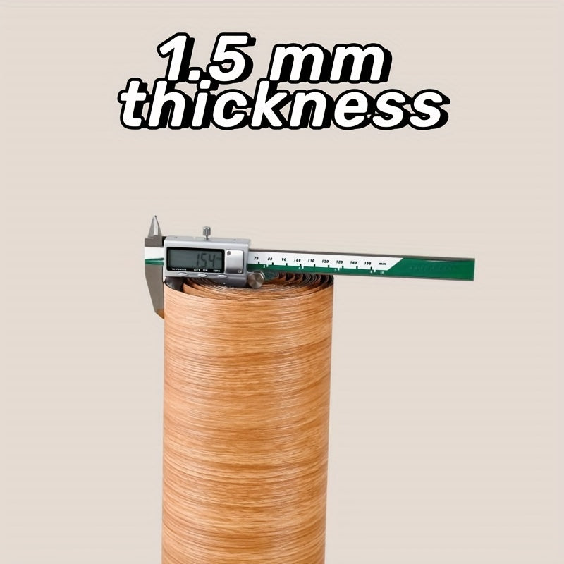 Giấy Dán Tường Vân Gỗ 3D Chống Nước Tự Dính 15.7x118in - Daisan Mart