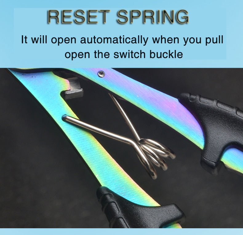 Saltwater Resistant Fishing Pliers with Split Ring Hook Removers, Lanyard & Sheath - Essential Fishing Gear Accessories for Easy Tackle Management - Stainless Steel - For Anglers - Ideal for Saltwater & Freshwater Fishing - G