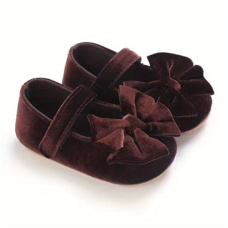 Cute Bow Doll Shoes For Baby Girls To Walk