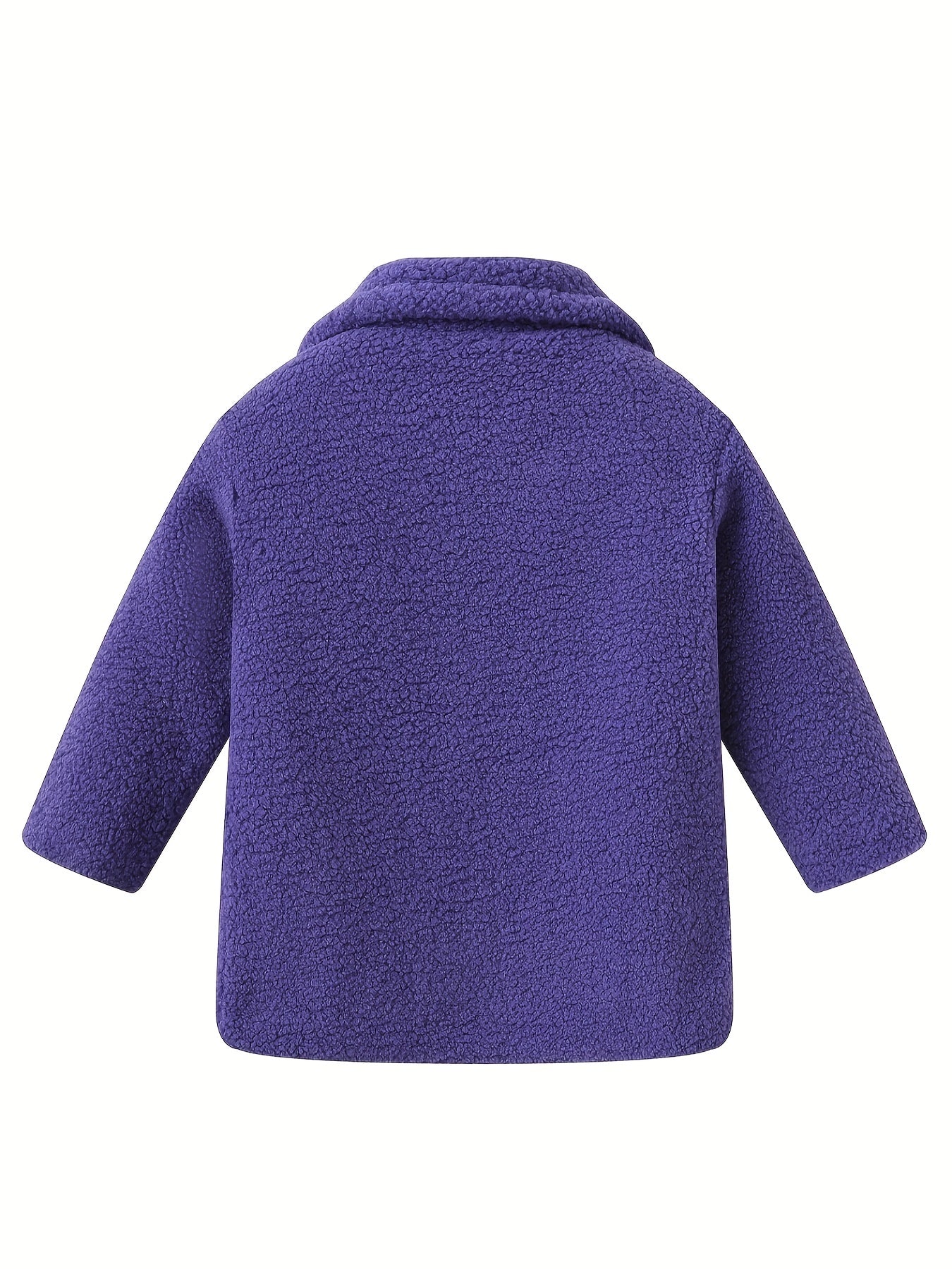 Áo Khoác Bé Gái Hồng Pastel, Lông Mềm, Phong Cách Hàn Quốc - Daisan Mart