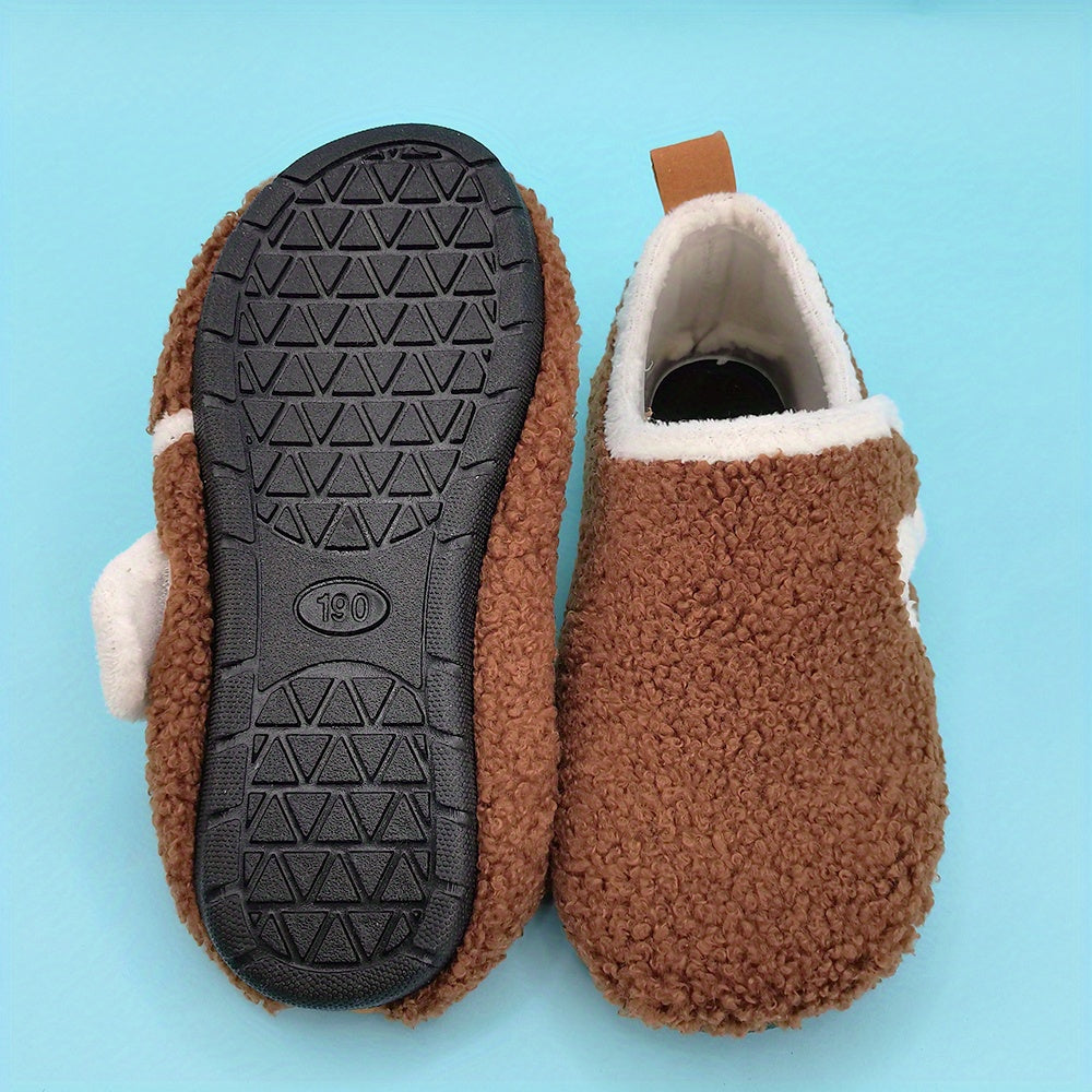 Dép Bông Bé Gái Dễ Thương - Ấm Áp, Chống Trượt